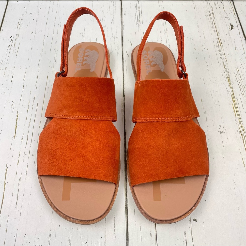 Sorel Ella ll Slingback Suede Leather‎ Sandals